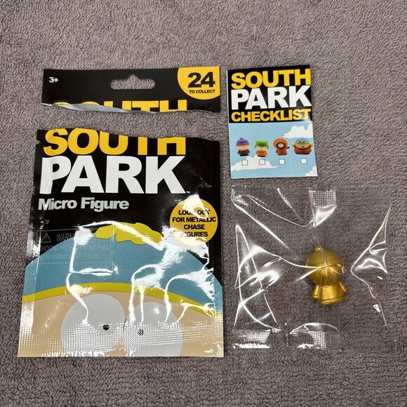 Comedy Partners Other - Stan Marsh (Chase Metallic Gold) 1" South Park Micro Figure. Open Blind Bag.